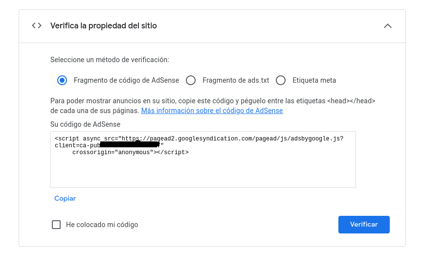 Codigo AdSense